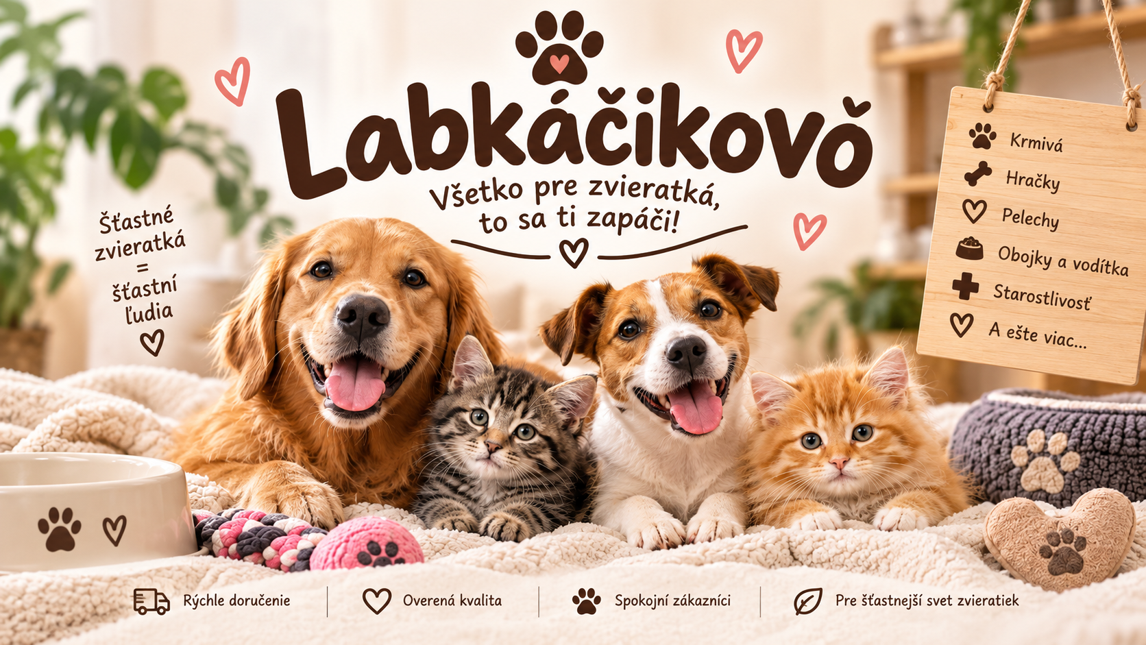 LABKÁČIKOVO – všetko pre šťastný chvostík